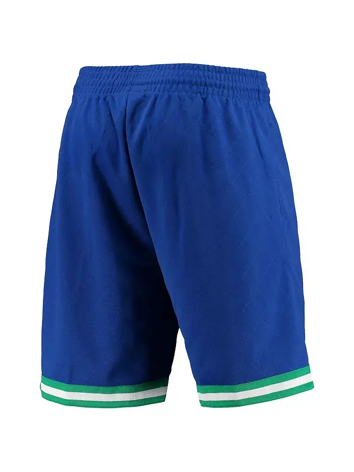 Мужские шорты Dallas Mavericks 1998 Hardwood Classics 75th Anniversary Swingman синего цвета — изображение 3 из 4