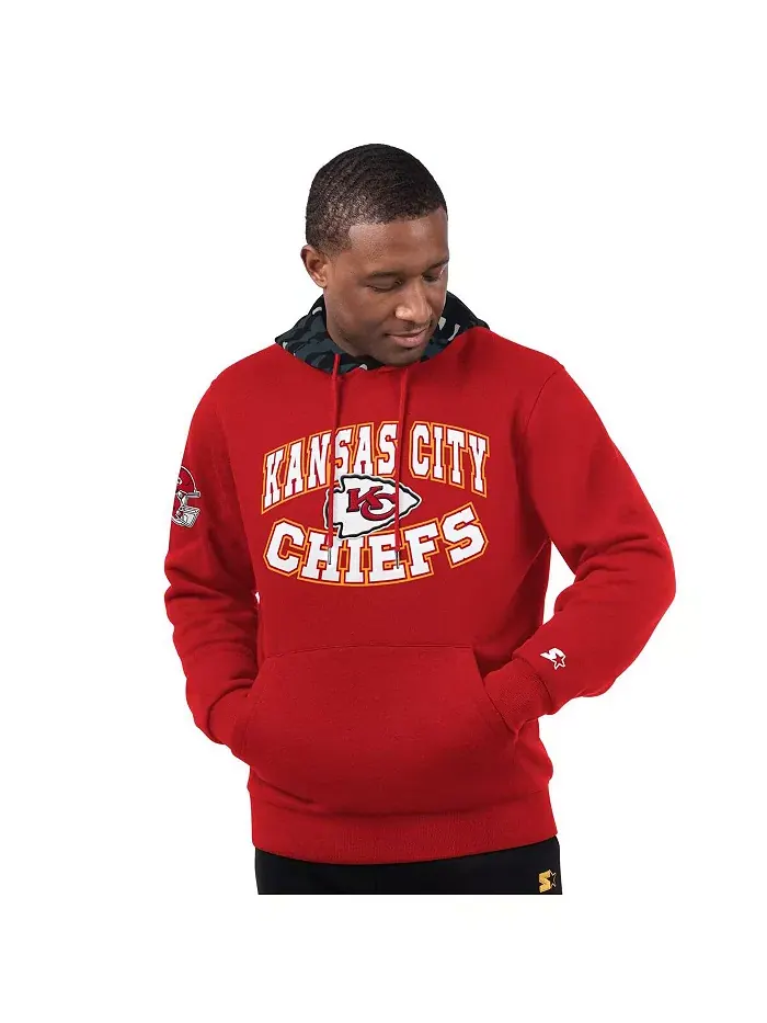 Мужская красная толстовка с капюшоном Kansas City Chiefs Thursday Night Gridiron Starter — изображение 1 из 2
