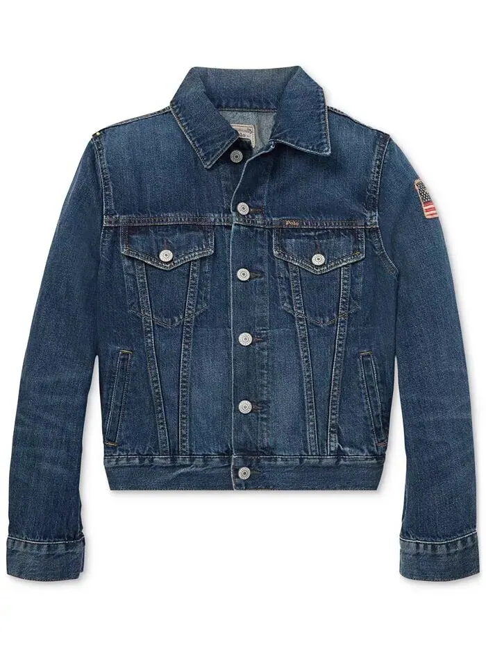 Джинсовая хлопковая куртка для мальчиков Big Boys Polo Ralph Lauren — изображение 5 из 8