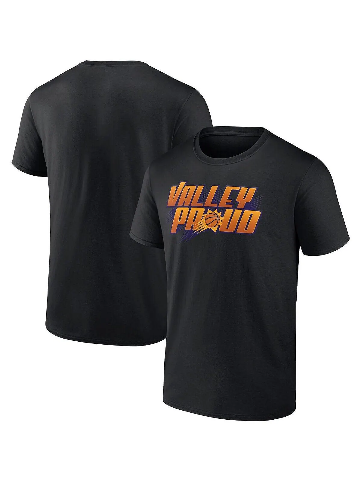 Мужская фирменная черная футболка phoenix suns valley proud hometown collection Fanatics — изображение 1 из 3, черный