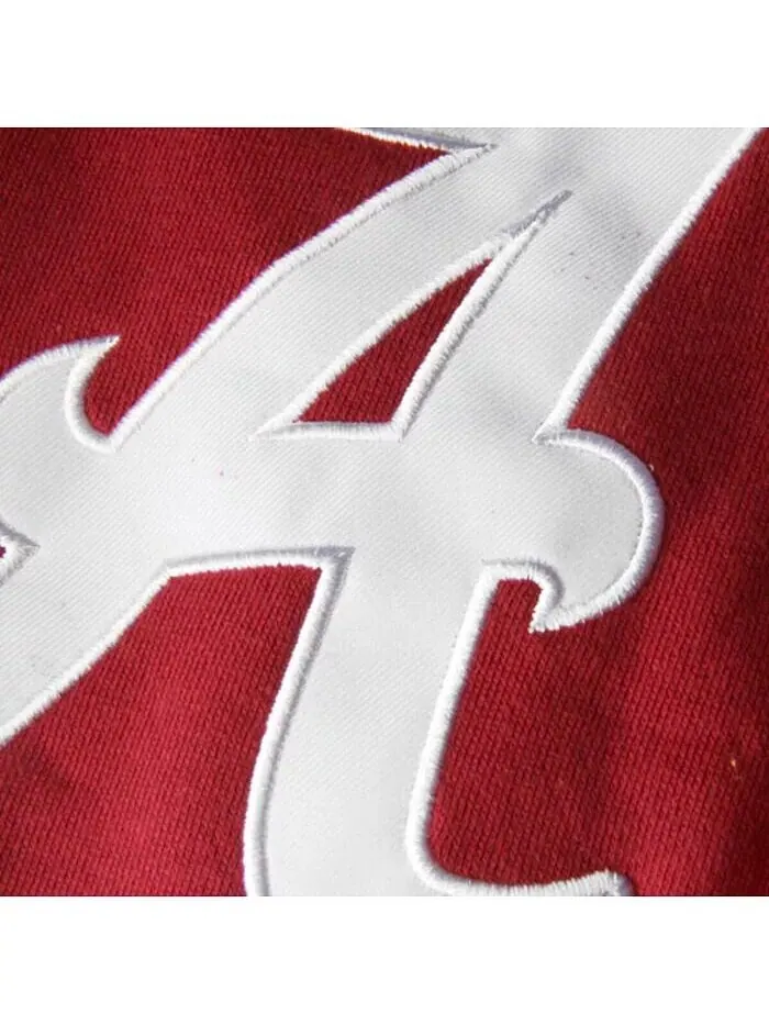 Женская толстовка с капюшоном Crimson Alabama Crimson Tide с большим логотипом Stadium Athletic — изображение 3 из 3