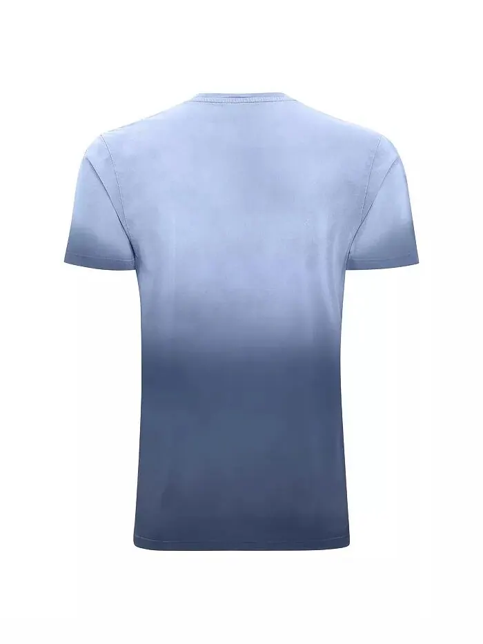 Футболка Navy Memphis Grizzlies Bingham Sun-Fade для мужчин и женщин Sportiqe — изображение 2 из 3