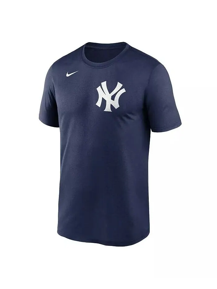 Мужская темно-синяя футболка New York Yankees Fuse Legend Nike — изображение 2 из 3