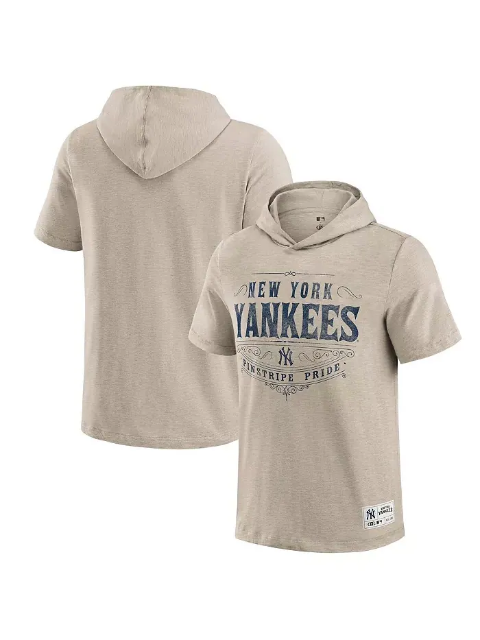 Мужская бежевая худи New York Yankees Fanatics — изображение 1 из 3