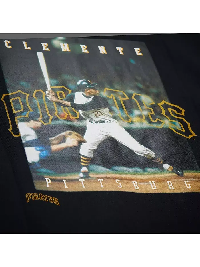 Мужская футболка с винтажным логотипом Roberto Clemente из коллекции Legends Pittsburgh Pirates — изображение 5 из 5