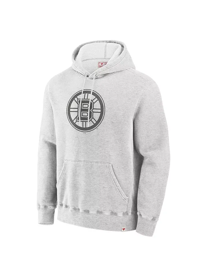 Мужская кремовая толстовка с капюшоном Boston Bruins Made in Canada Fanatics — изображение 2 из 3