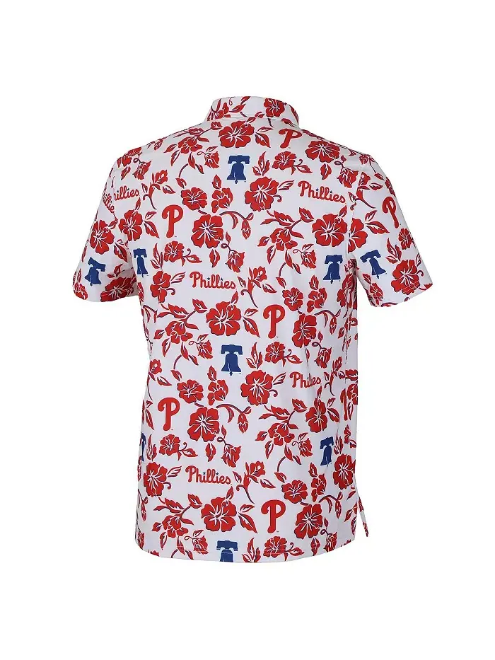 Мужская белая поло Philadelphia Phillies Pua Performance Reyn Spooner — изображение 3 из 3