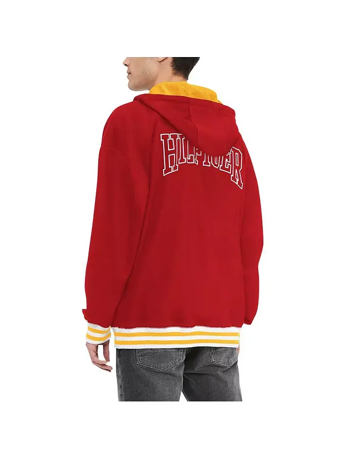 Мужская красная толстовка Aaron с молнией на четверть Kansas City Chiefs Tommy Hilfiger — изображение 2 из 3