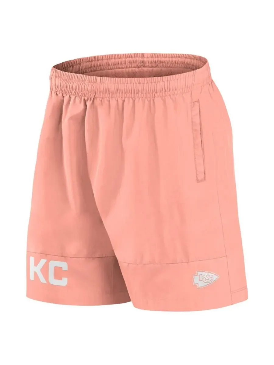 Fanatics Мужские шорты Elements кораллового цвета с символикой Kansas City Chiefs — изображение 3 из 3