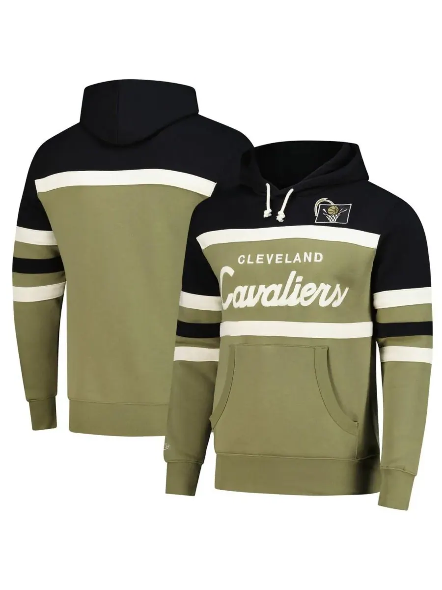Mitchell & Ness Мужская толстовка с капюшоном Cleveland Cavaliers Double Clutch Head Coach — изображение 1 из 3