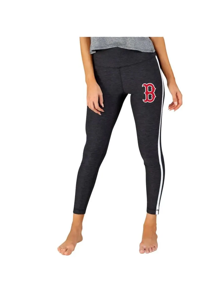 Concepts Sport Женские трикотажные леггинсы Boston Red Sox Centerline угольно-белого цвета — изображение 1 из 1