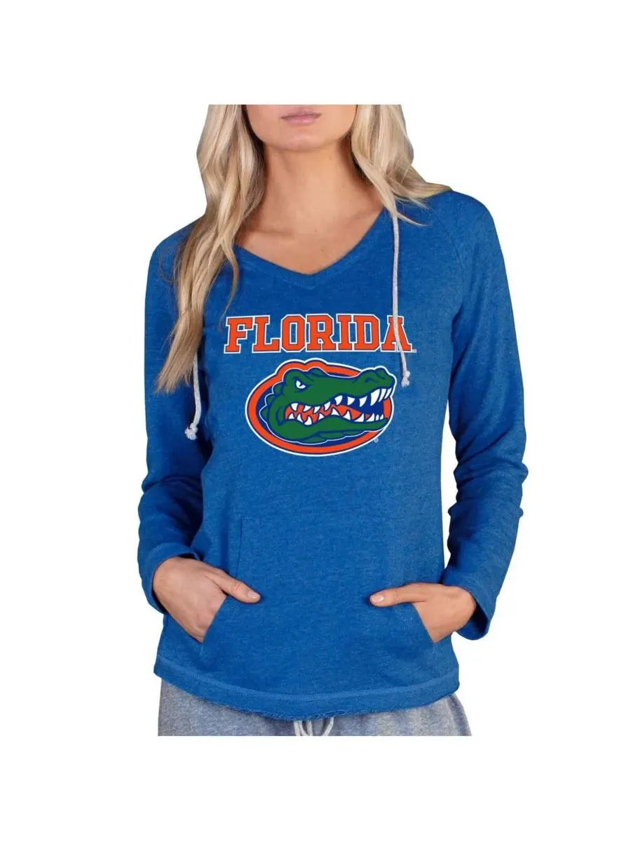 Женская легкая толстовка Royal Florida Gators Mainstream из махровой ткани Concepts Sport — изображение 1 из 1, королевский
