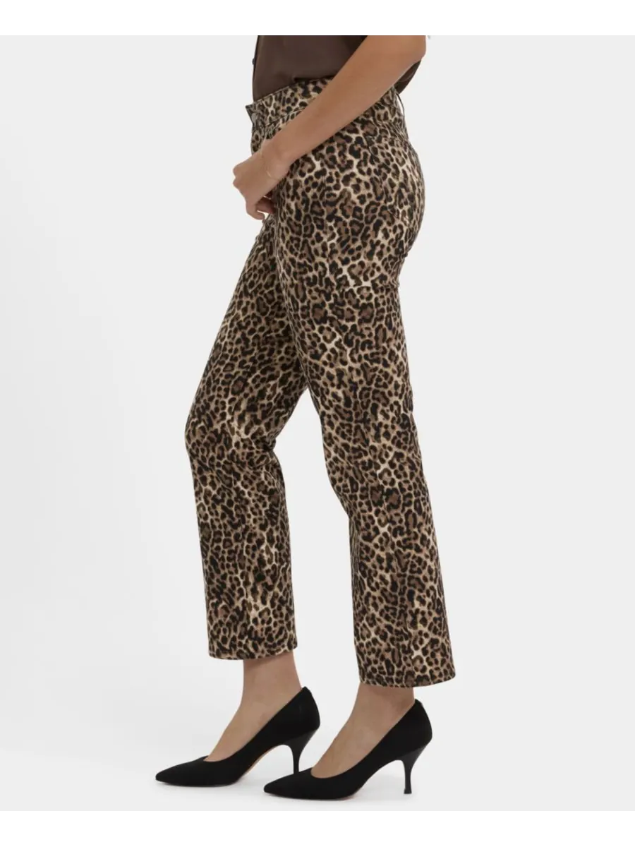 Женские прямые джинсы-лодочки "Мэрилин" NYDJ, Savanna Leopard — изображение 2 из 4