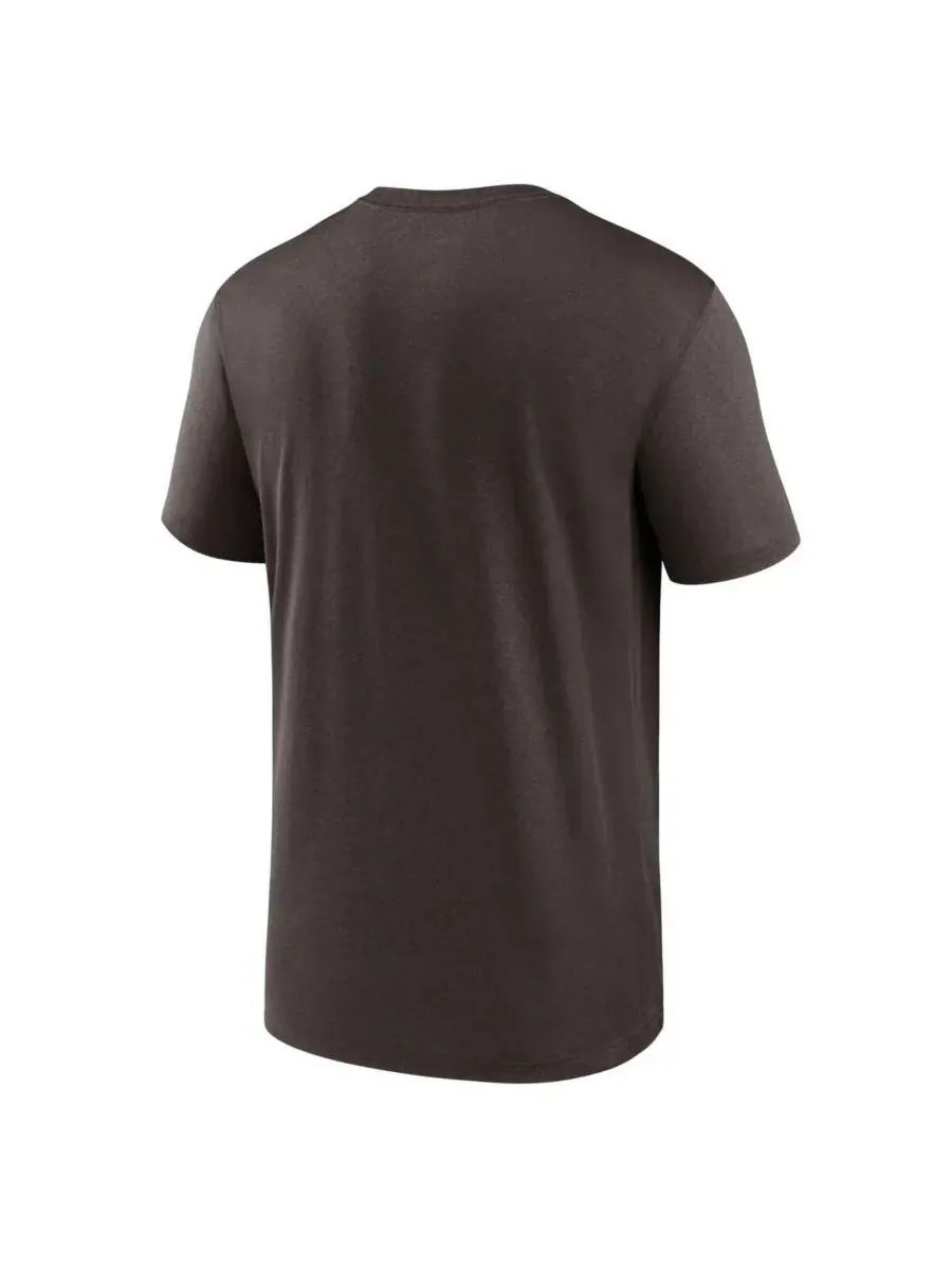 Nike Мужская коричневая футболка Cleveland Browns Legend Icon Performance — изображение 3 из 3, коричневый