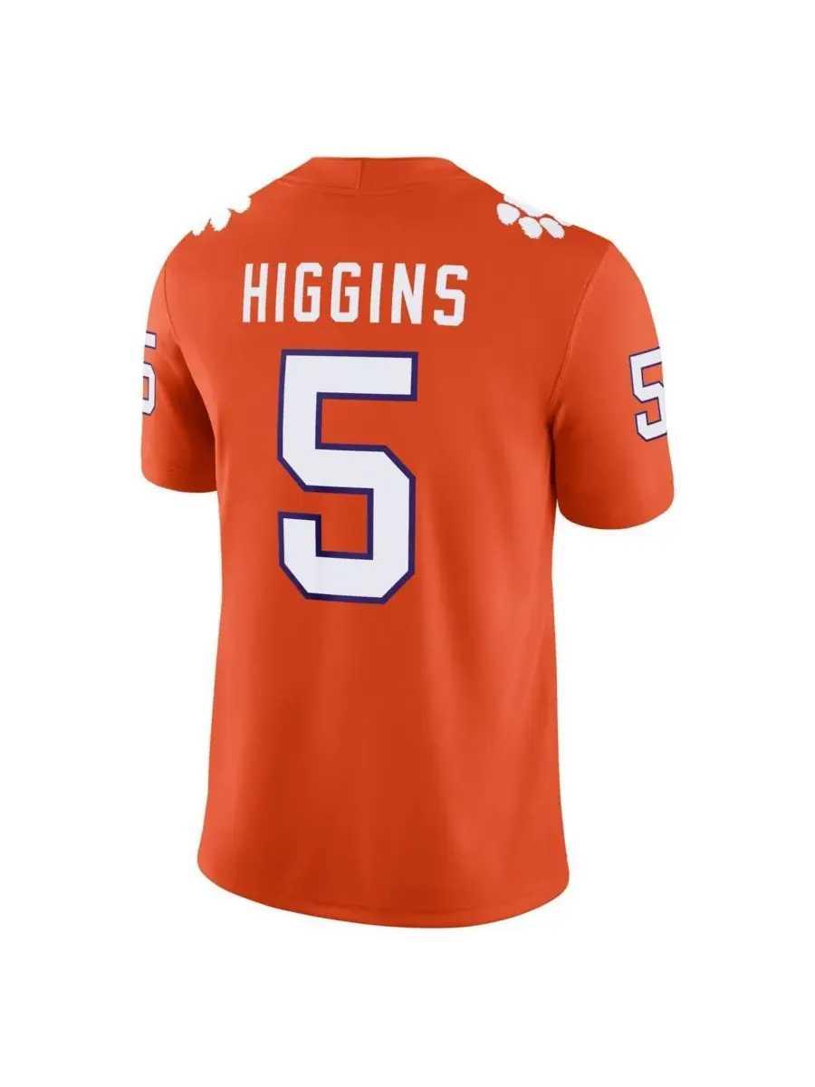 Nike Мужская футболка Higgins Orange Clemson Tigers, игровая майка игрока — изображение 2 из 3, оранжевый