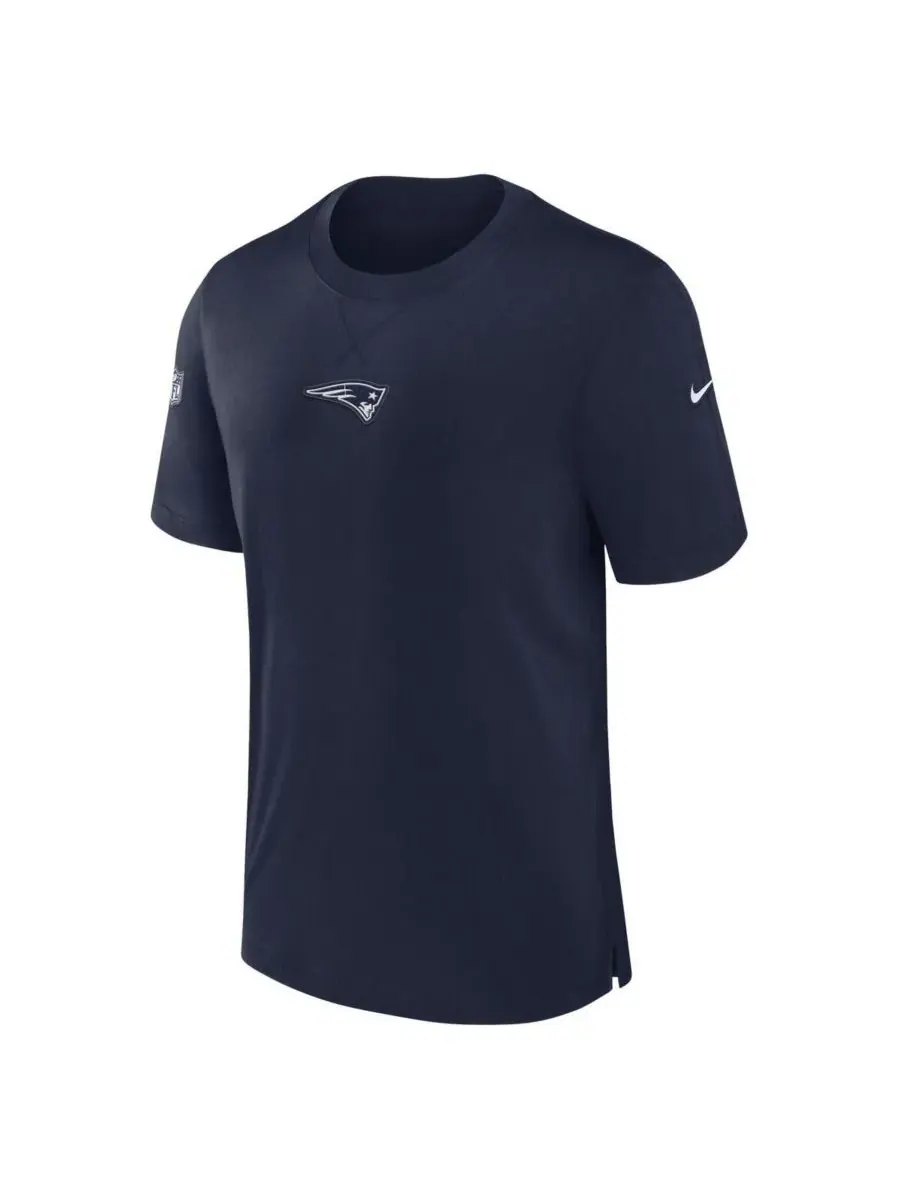 Nike Мужская темно-синяя футболка New England Patriots 2023 Sideline Performance — изображение 3 из 3, темно-синий