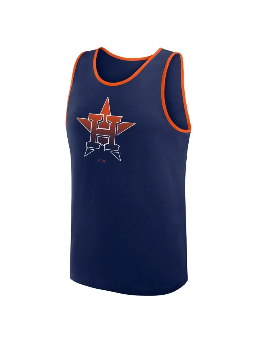 Logo Athletic Мужская темно-синяя майка с надписью "Houston Astros Unmatched Success" — изображение 3 из 3, темно-синий