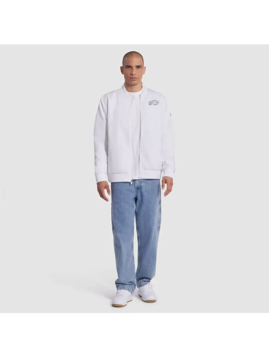 Nike Мужская белая куртка-бомбер на молнии из коллекции Buffalo Bills 2025 Rivalries Collection — изображение 3 из 3, белый