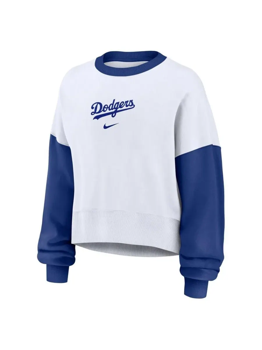 Женский свободный свитшот из флиса Oversized High Hip Nike — изображение 1 из 5, белый