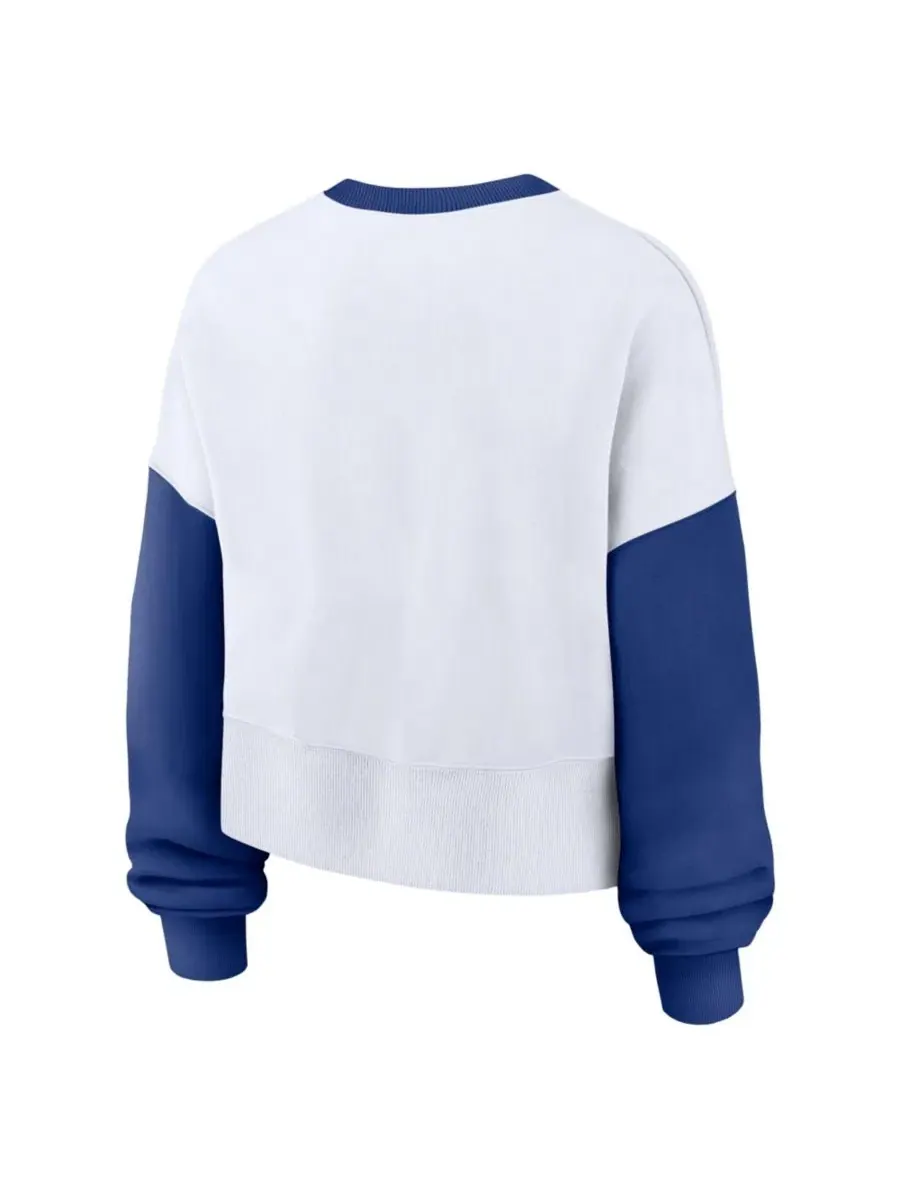 Женский свободный свитшот из флиса Oversized High Hip Nike — изображение 2 из 5, белый