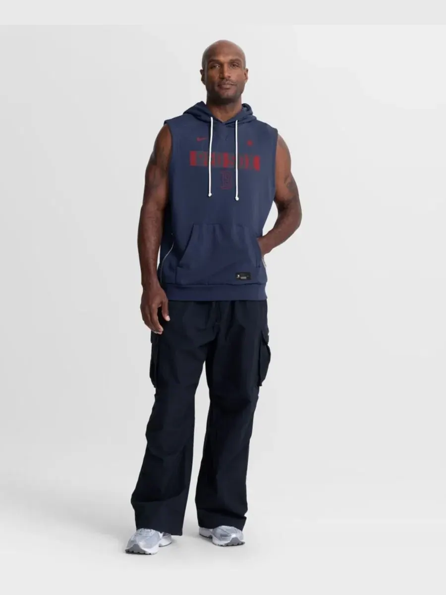 Безрукавка с капюшоном Dri-FIT Nike — изображение 3 из 4, темно-синий