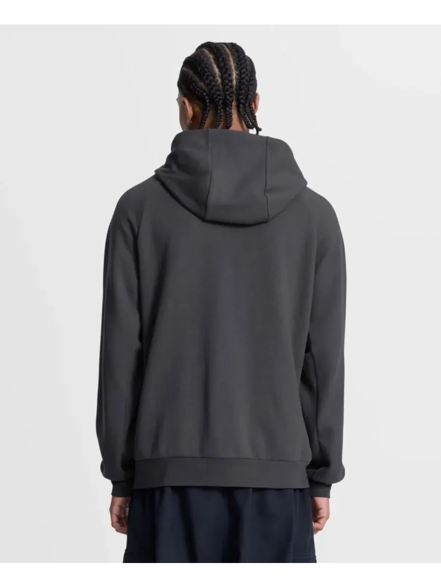 Худи с капюшоном с фланелевым принтом Nike — изображение 4 из 5, серый