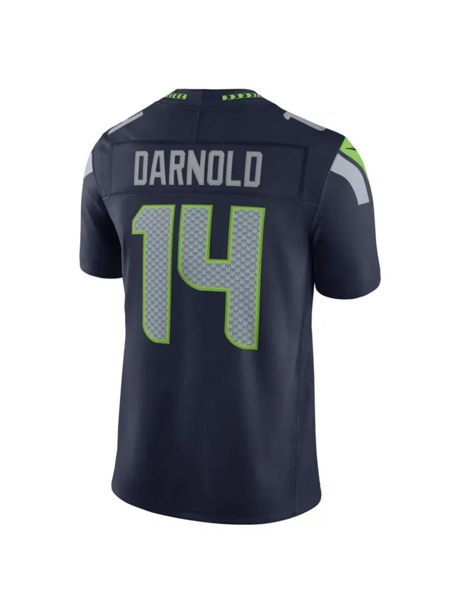 Футболка Sam Darnold Vapor F.U.S.E. Stitched Limited Jersey Nike — изображение 2 из 3, темно-синий