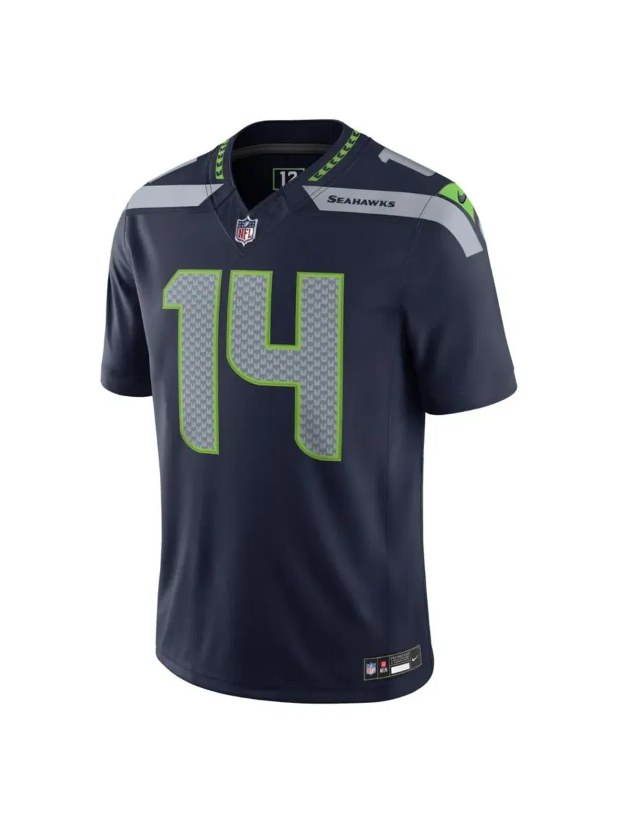 Футболка Sam Darnold Vapor F.U.S.E. Stitched Limited Jersey Nike — изображение 3 из 3, темно-синий