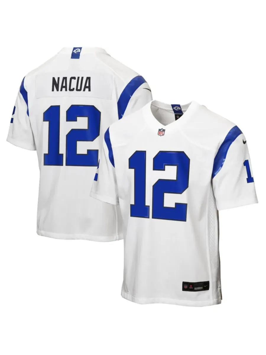 Детская футболка Nike с принтом Puka Nacua, Los Angeles Rams — изображение 1 из 3, нет цвета