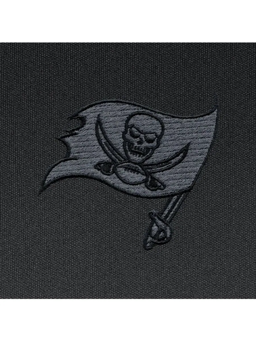 Antigua Мужская толстовка на молнии до середины груди с логотипом команды Tampa Bay Buccaneers — изображение 2 из 2