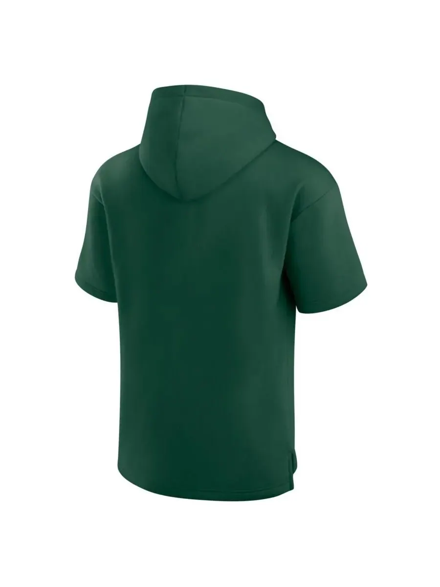 Fanatics Мужская зеленая толстовка с коротким рукавом Michigan State Spartans Ready — изображение 3 из 3, зеленый