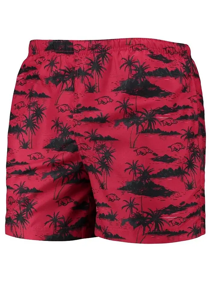 Мужские плавки Cardinal Arkansas Razorbacks Island Palm FOCO — изображение 2 из 3