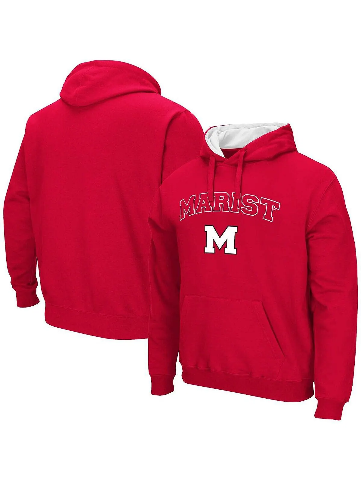 Мужская толстовка с капюшоном red marist red foxes arch & logo Colosseum — изображение 1 из 3, красный