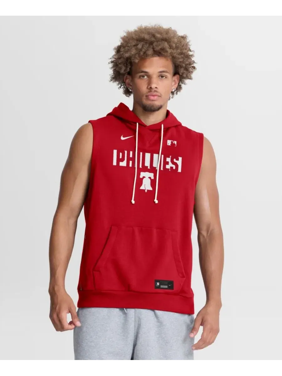 Безрукавка с капюшоном Philadelphia Phillies Nike — изображение 1 из 4, красный
