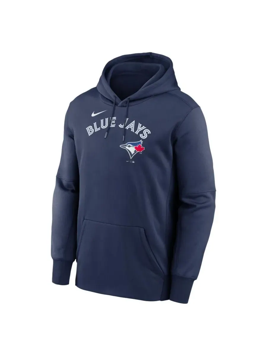 Худи Nike Therma с принтом Toronto Blue Jays — изображение 2 из 3, темно-синий
