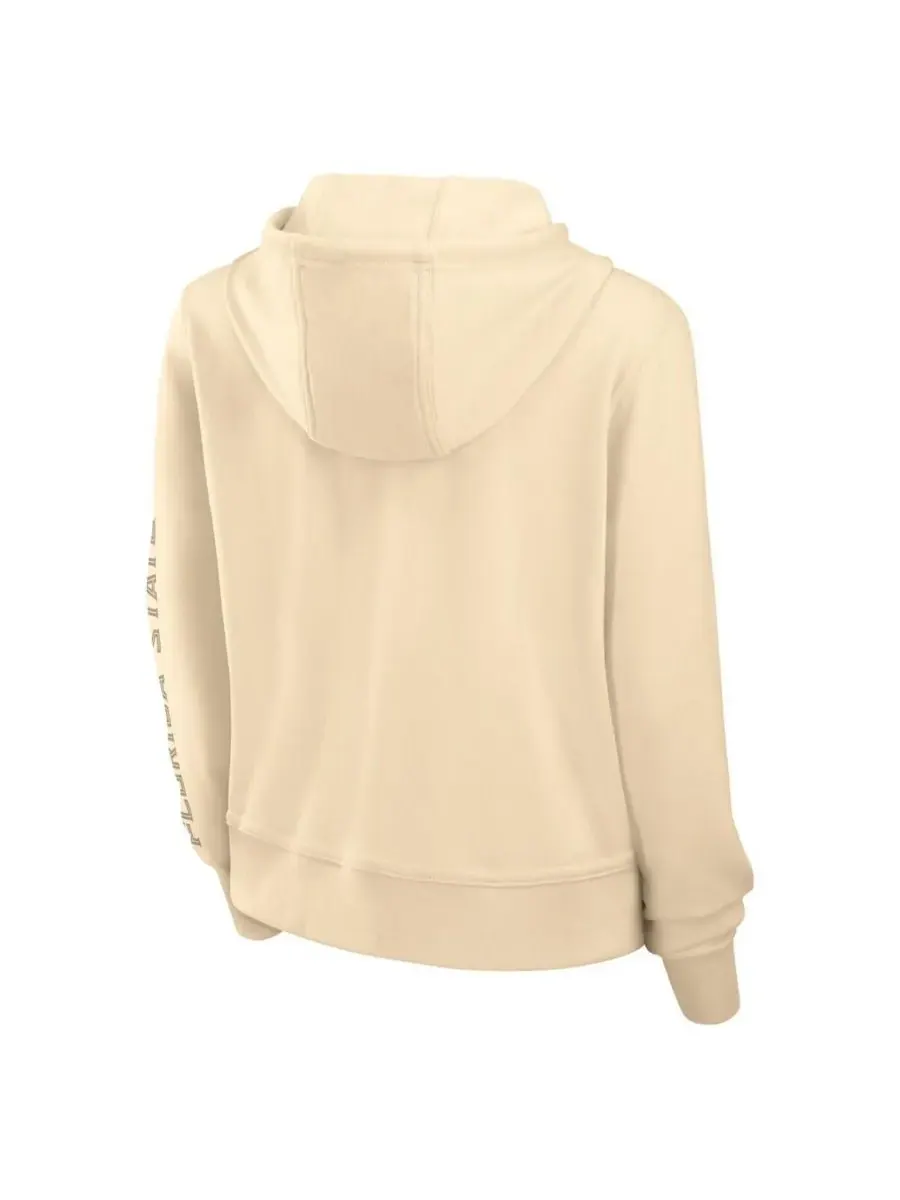 Женская толстовка с капюшоном Tan Florida State Seminoles One Performance Pullover Hoodie Nike — изображение 3 из 3, бежевый