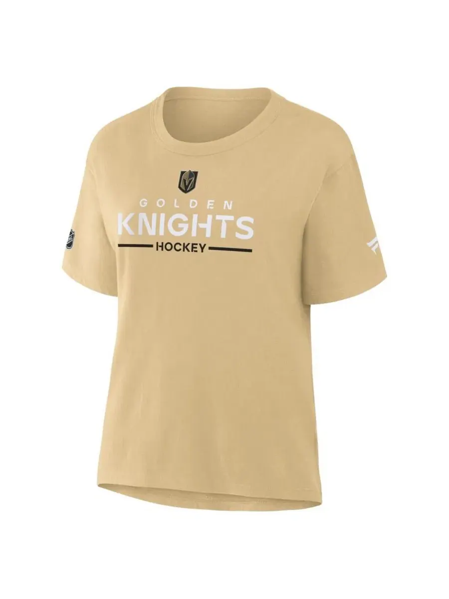 Футболка с коротким рукавом Vegas Golden Knights Authentic Pro Fanatics — изображение 1 из 5, золото