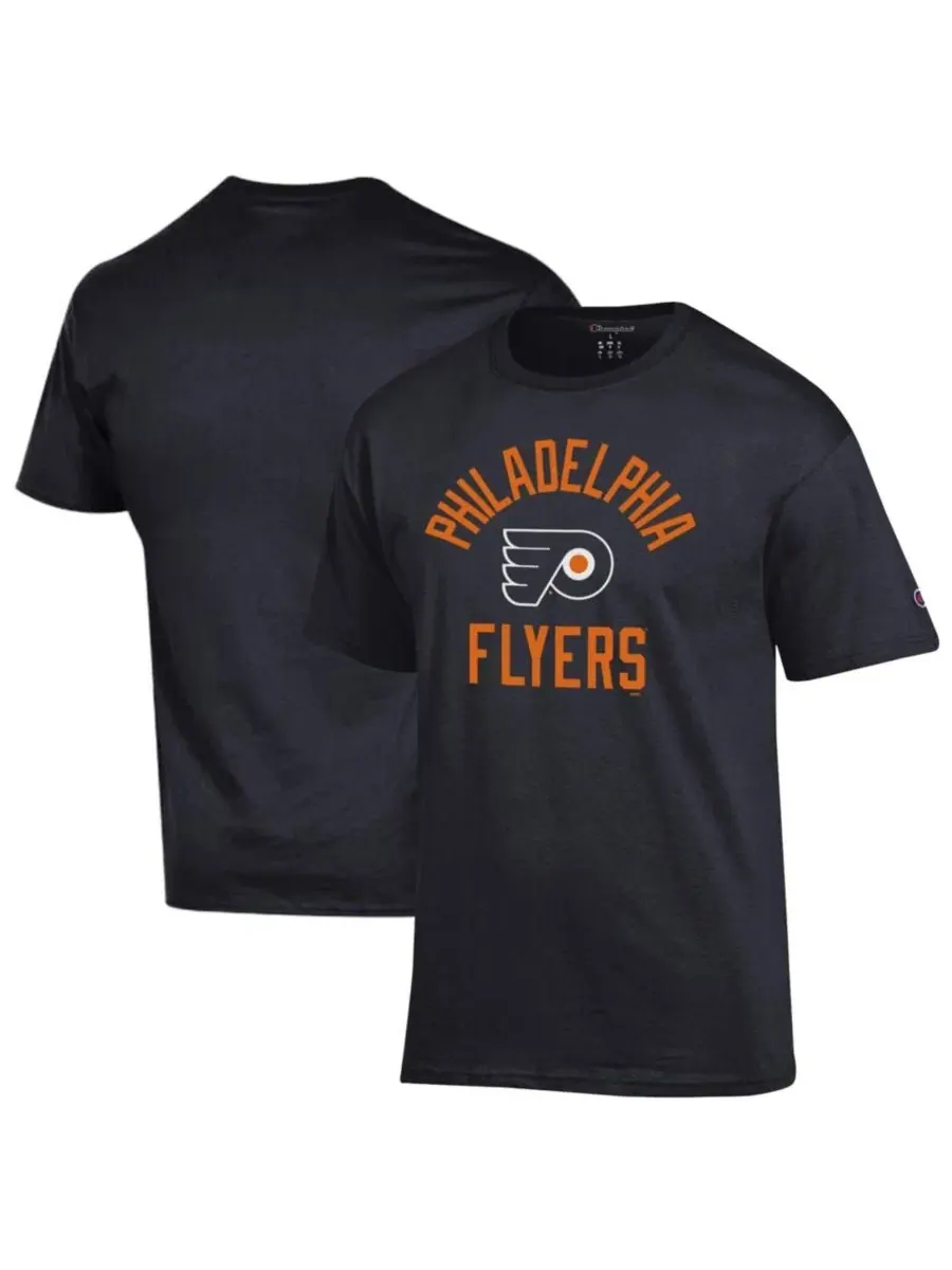 Футболка с длинным рукавом Philadelphia Flyers Primary Logo Jersey Champion — изображение 1 из 3, черный