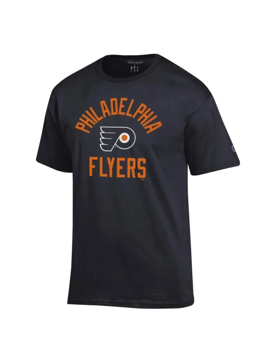 Футболка с длинным рукавом Philadelphia Flyers Primary Logo Jersey Champion — изображение 2 из 3, черный