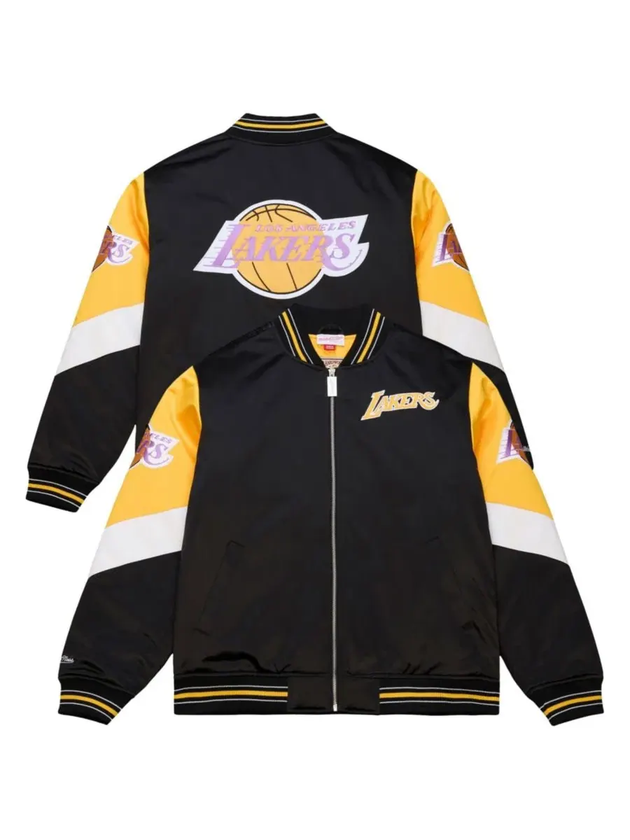 Куртка на молнии с принтом Throw It Back Mitchell & Ness — изображение 1 из 5, черный