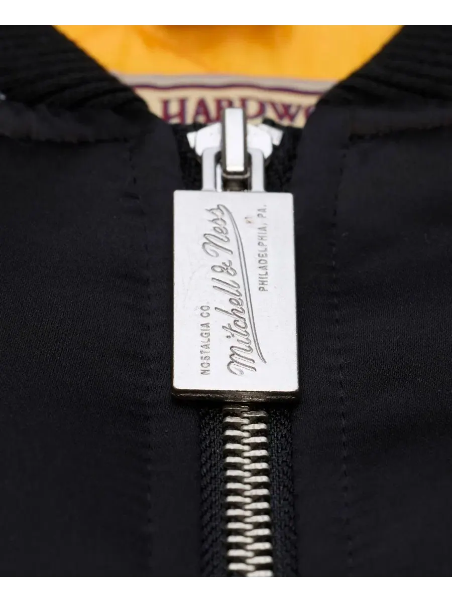 Куртка на молнии с принтом Throw It Back Mitchell & Ness — изображение 3 из 5, черный