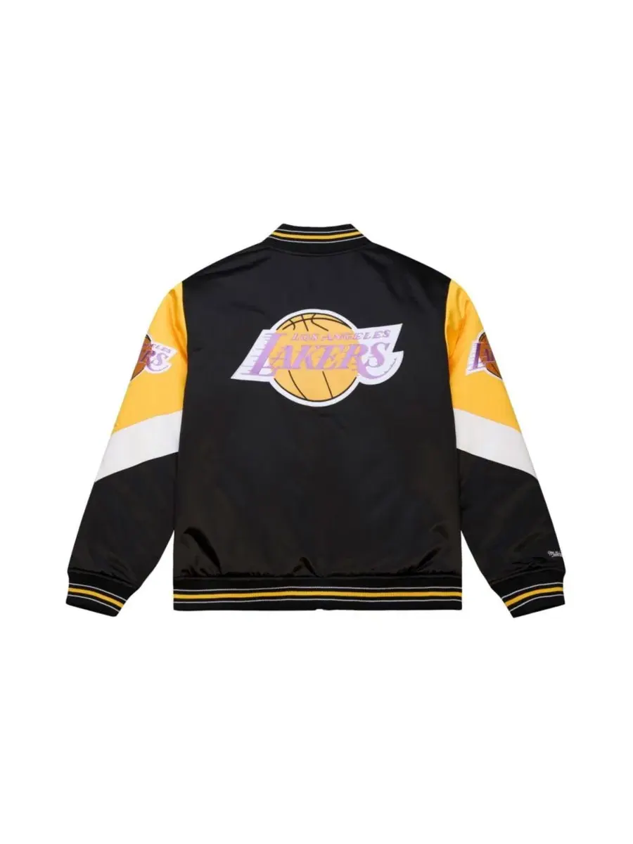 Куртка на молнии с принтом Throw It Back Mitchell & Ness — изображение 5 из 5, черный