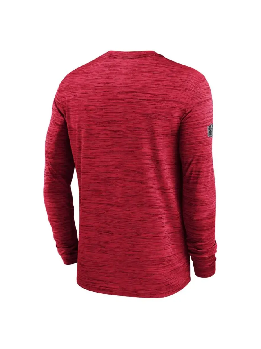 Футболка с длинным рукавом Nike Kansas City Chiefs Sideline Offensive Transition Velocity Dri-FIT — изображение 3 из 3