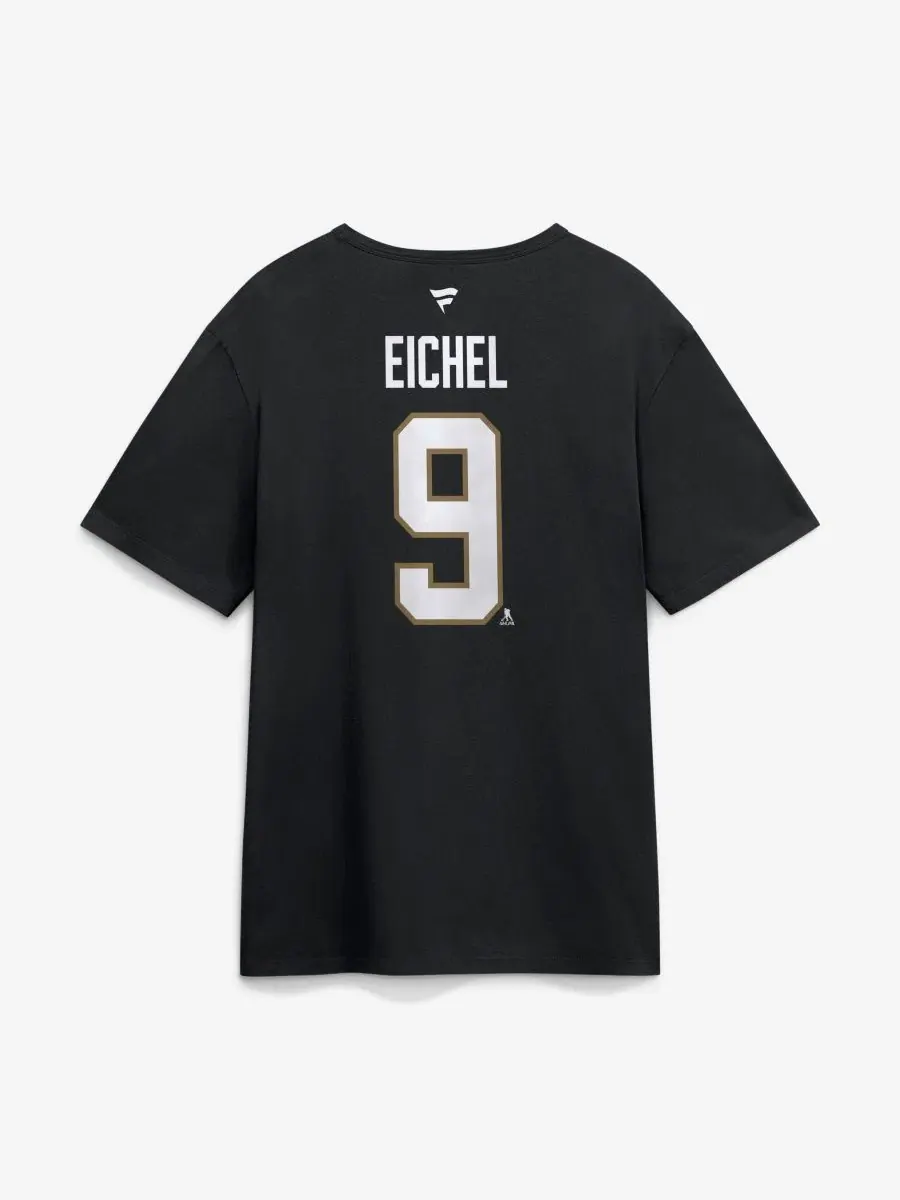 Футболка с принтом Jack Eichel Fanatics — изображение 2 из 3, черный