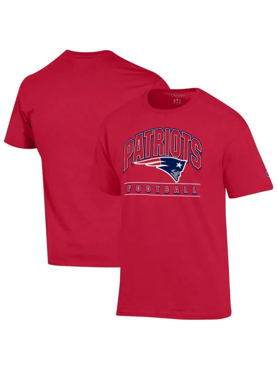 Футболка с принтом New England Patriots Champion — изображение 1 из 3, красный