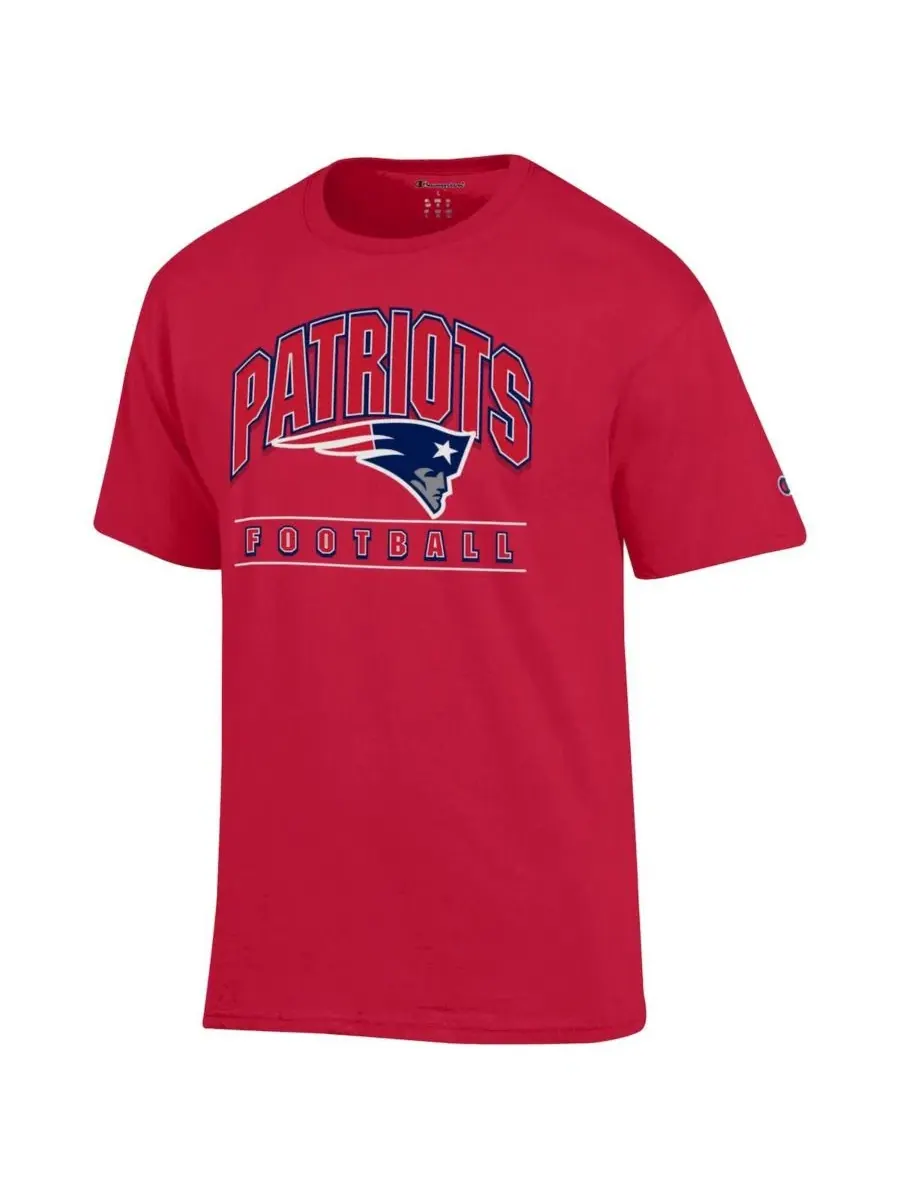 Футболка с принтом New England Patriots Champion — изображение 3 из 3, красный