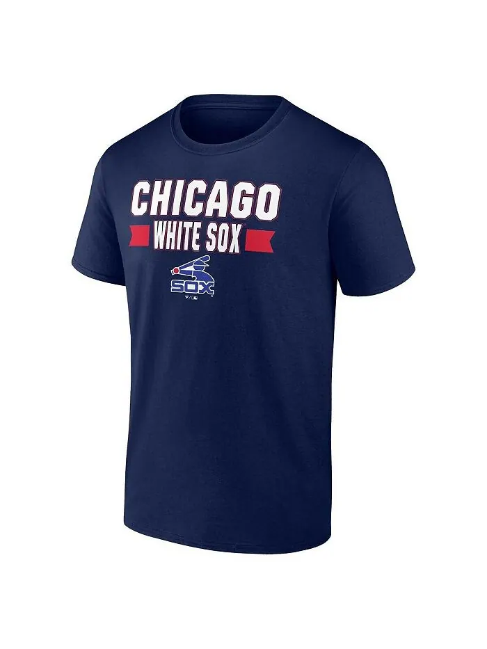 Мужская темно-синяя футболка с логотипом Chicago White Sox Close Victory Fanatics — изображение 3 из 3, темно-синий