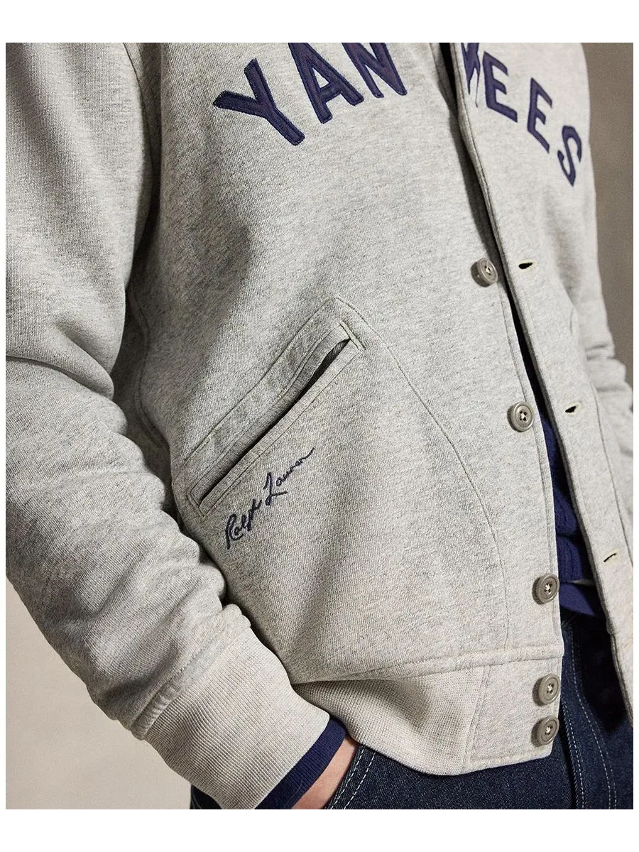 Худи с патчами Yankees Polo Ralph Lauren, Loft Heather — изображение 4 из 9