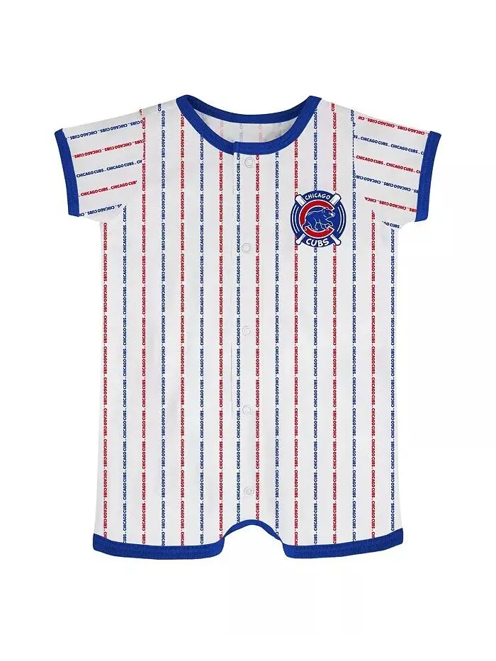 Белый комбинезон для отбивающего мяча Chicago Cubs для мальчиков и девочек Outerstuff — изображение 1 из 1