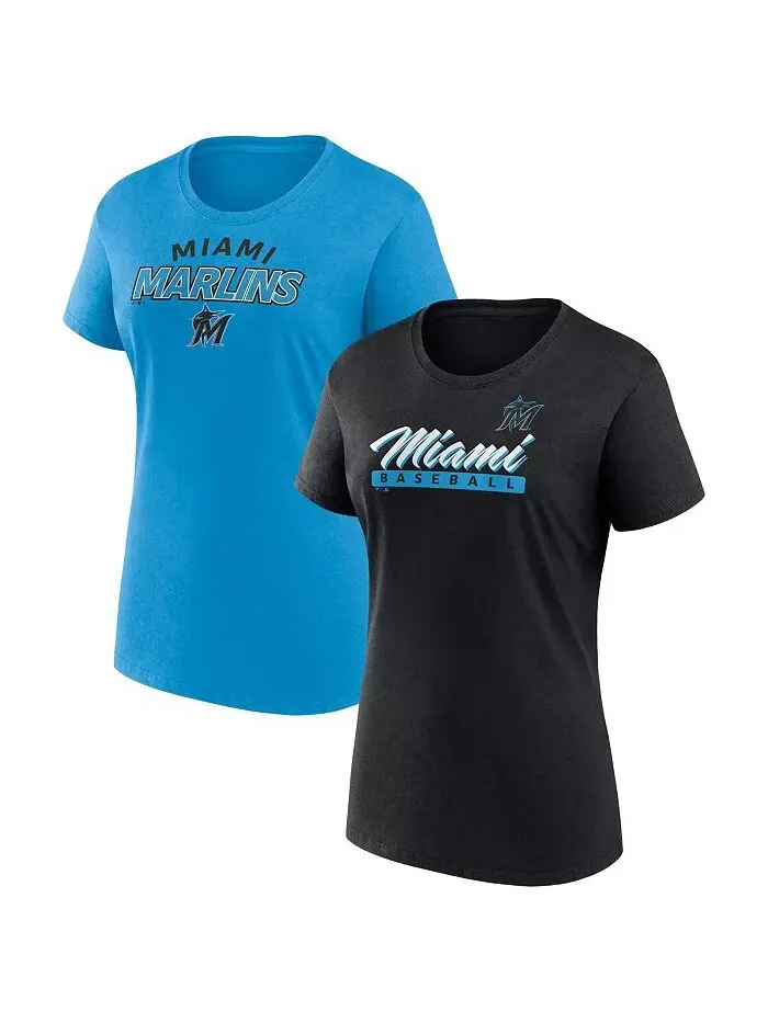 Женская футболка Miami Marlins Risk Combo Pack Fanatics — изображение 1 из 4